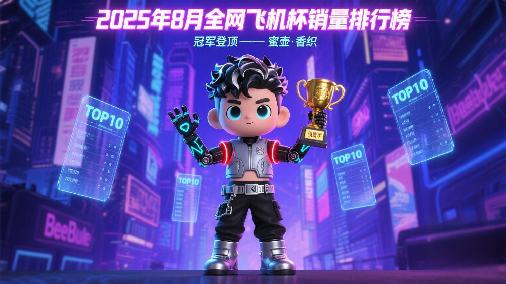 2025年8月飞机杯销量排行榜 2025年8月飞机杯销量排行榜