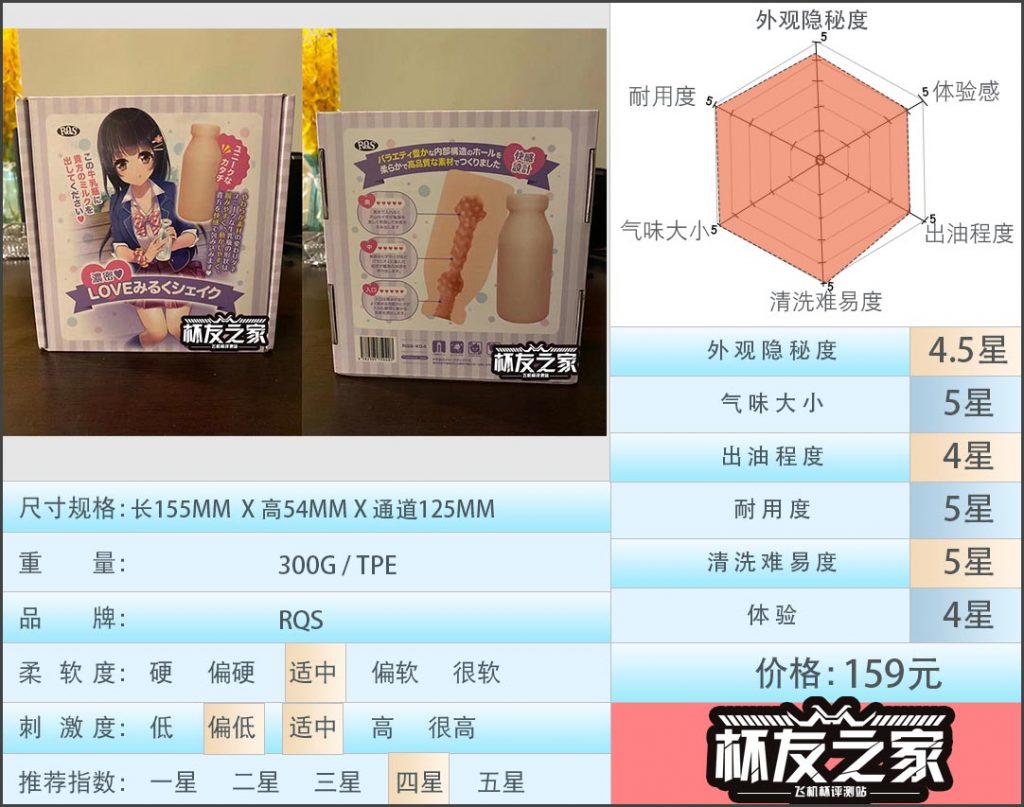 “会吸奶的机器”RQS奶瓶（中低刺激）评测/四星推荐[db:副标题]