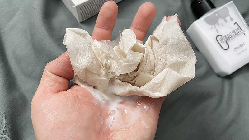 像jing液的菊花缓痛润滑油是怎么样的？开箱JEUSN仿精润滑油！